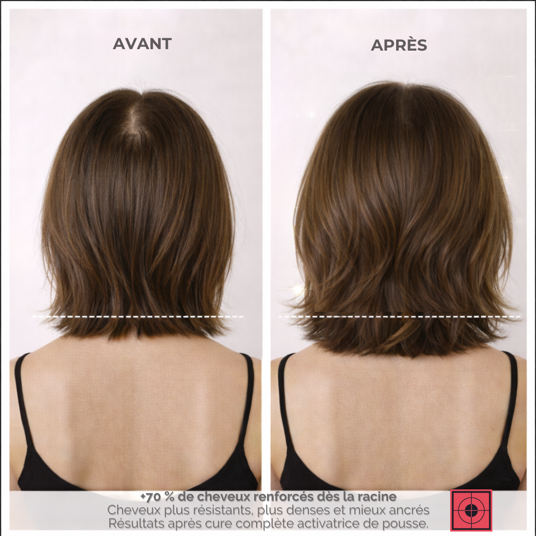 Shampoing Anti‑chute & densité – Romarin & Gingembre