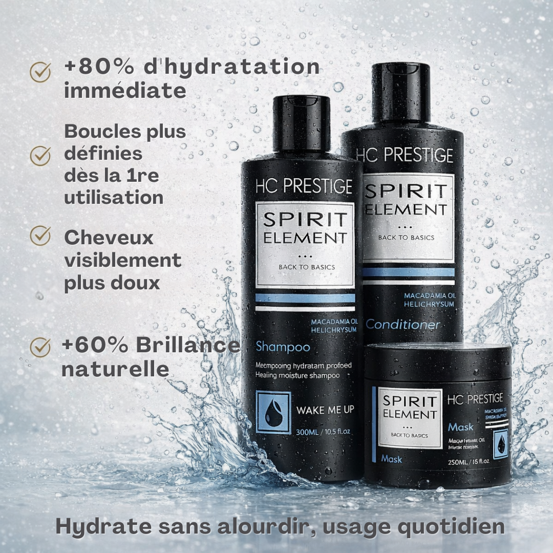 Shampoing Hydratant  – Huile de Macadamia , Ginkgo Biloba