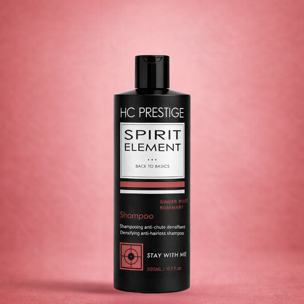 Shampoing Anti‑chute & densité – Romarin & Gingembre