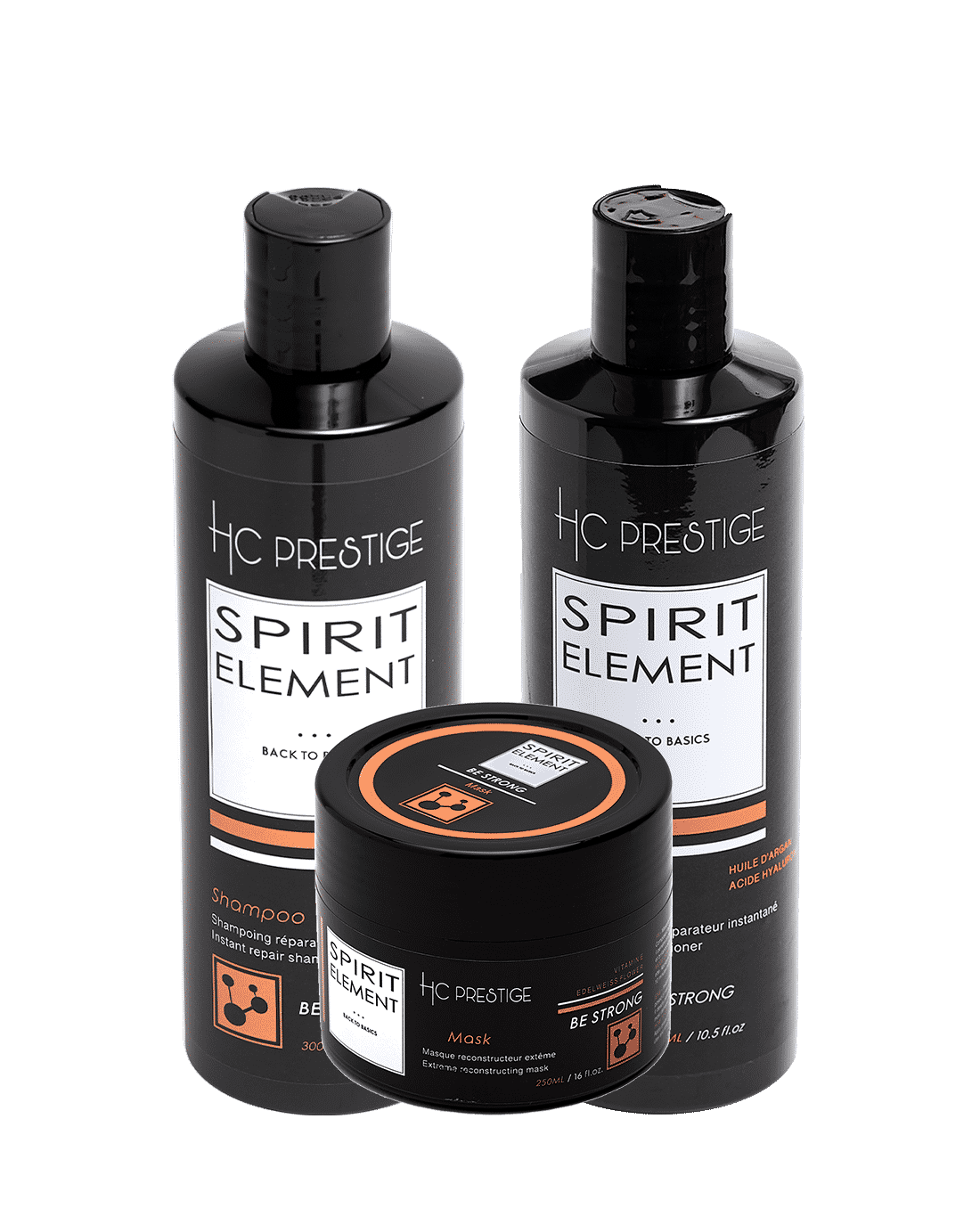 Trio Réparateur & Reconstruction –  Shampoing, Après-Shampoing & Masque