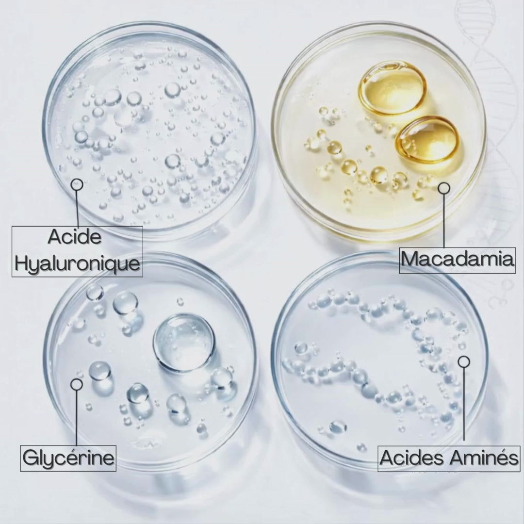 Après-Shampoing Hydratant & Éclat – Huile de Macadamia & Immortelle